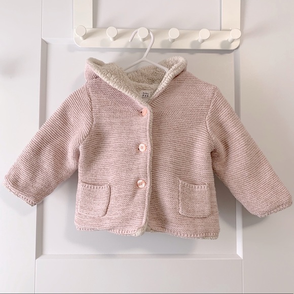 GAP Baby Pink Brannan Bear Sherpa-Lined Sweater - Picture 8 of 11